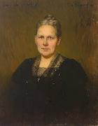 Heinrich Hellhoff Portrait der Luise Schuchard Germany oil painting artist